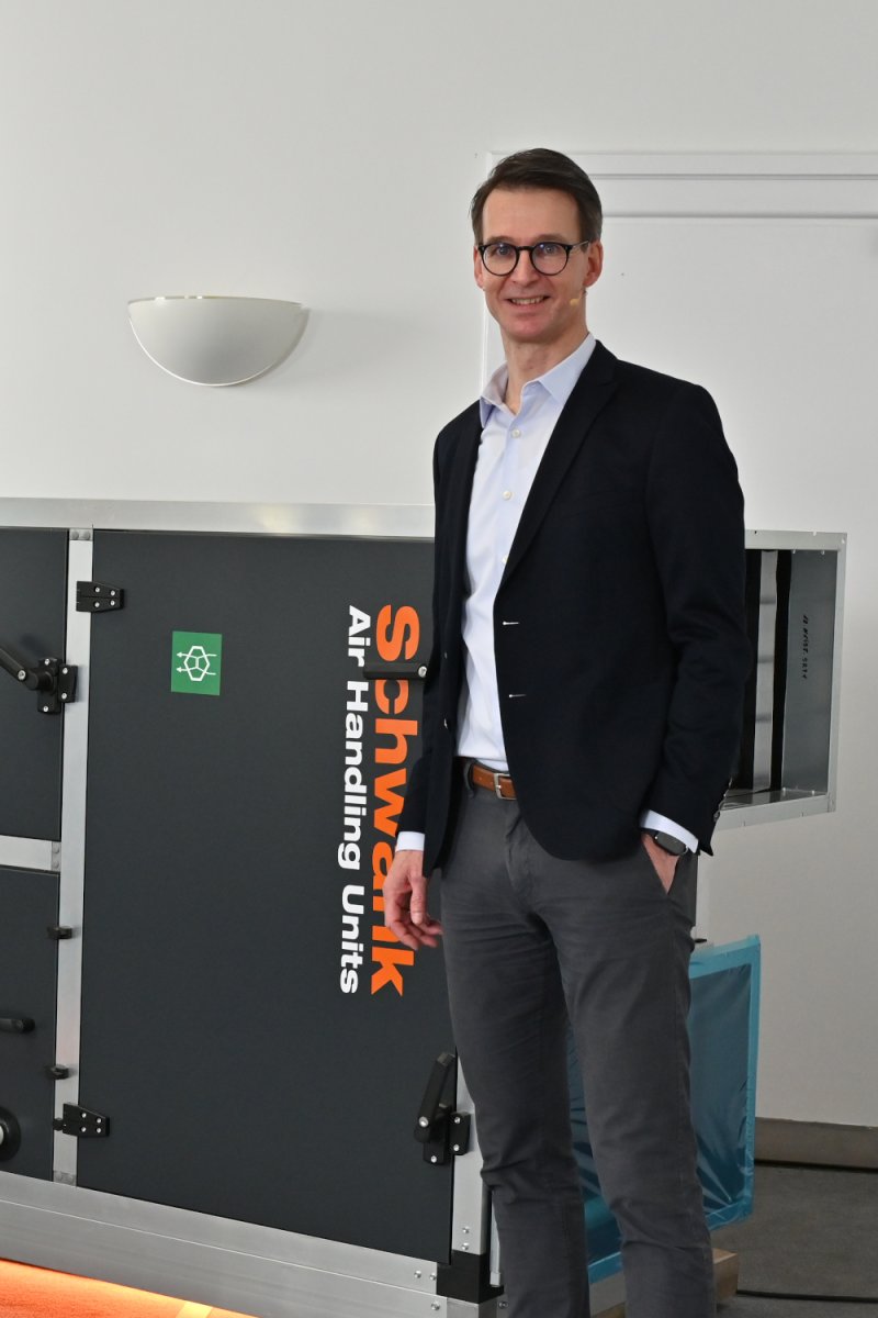 Sven Burghardt, viceprezident pro klimatické systémy Schwank.